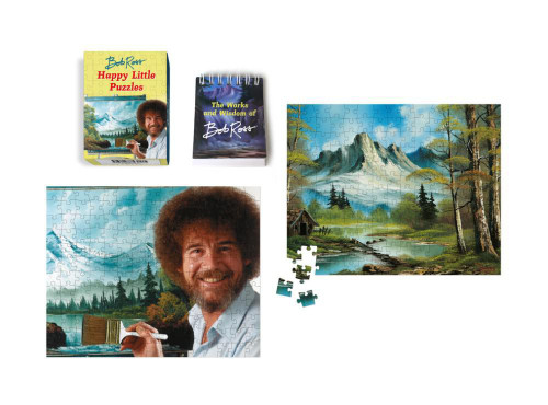 Bob Ross: Happy Little Puzzles Mini Kit