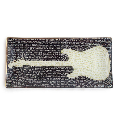 Legends Small Rectangle Decoupage Plate Legends Small Rectangle Decoupage Plate