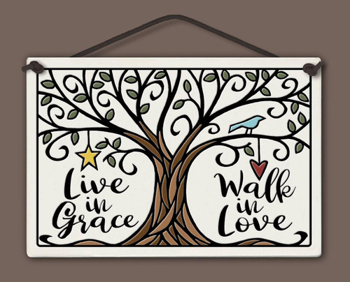 Live in Grace Handmade Wall Art