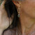 Resilience Faceted Labradorite Teardrop Bezel Statement Earrings