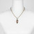 Wildflower 17-19 Crystal with Czech Glass, Amethyst Briolette, and Shell Cluster Necklace