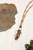 Wildflower 17-19 Crystal with Czech Glass, Amethyst Briolette, and Shell Cluster Necklace