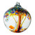 Handblown Glass Orb - Tree of Happiness