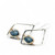 ABAM E83197 Denim Cushion Earrings