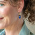 Love One Another Lapis Cluster Earrings