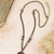 Storyteller 18.5-20.5" Czech Glass Statement Necklace