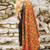 Autumn Embroidered Wool Shawl