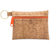 Handmade Eco-friendly Cork Zip Pouch Keychain