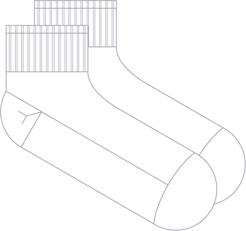 White Sports Socks (Code: 4339S4011)