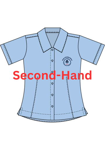 Second Hand: Blue Secondary Girls Shirt