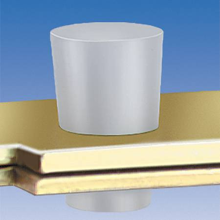 Silicone Hollow Tapered Stoppers: HTHCSP-55S062