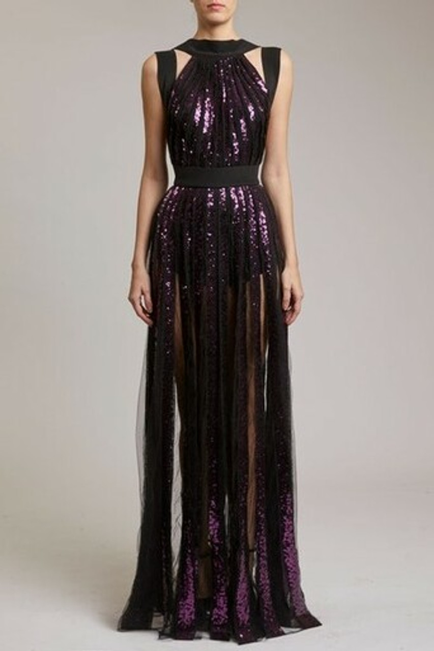 Elie Saab Sleeveless Beaded Gown- District 5 Boutique