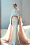 Flared Capelet Gown