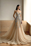 Strapless Petal Bodice Gown