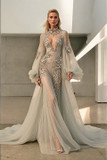 Illusion Cut-Out Gown