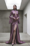 Detailed Bell Sleeve Gown