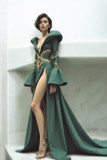 Bell Sleeve Banded Gown