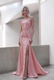 Halter Neck Fitted Gown