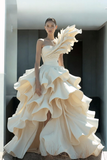 Feather Sculpt Marga Gown