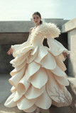 Long Sleeve  Petal Gown