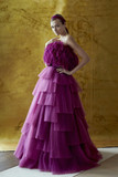 Mathilda Strapless Tiered Ball Gown