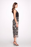 Infinity Cutwork 3D Midi  Dress