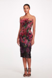 Printed Organza Dress