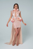 Pink Pearlescent Dress