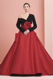 Long Sleeve Ball-Gown