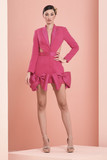 Crepe Mini Suit Dress