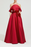 Nova Strapless A-Line Gown