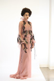 Silk Organza Chiffon Gown