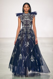 Navy Tulle Gown