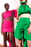 Taffeta Crop Top and Shorts