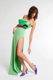 Strapless Crepe Mikado Gown