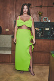 Bow Top and Long Skirt