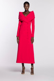 Crepe Jacket Midi Dress
