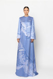 Wide Sleeve Seagull Printed Kaftan