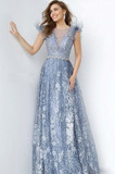 Maxi Embroideeed Evening Gown