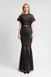 Crochet Sequin Top and Skirt