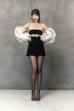 Mini Dress with Cutout Top