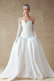Strapless Silk Taffeta Gown