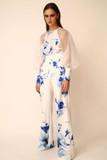 Organza Blouse with Trousers