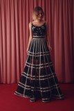 Emma Strapless Floral Embellished Gown