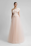 One-Shoulder Tulle Dress