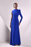 Crepe Cady One Sleeve Gown