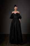 Short Sleeve Off Shoulder Gown
