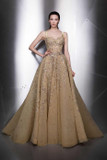 Sleeveless Sweetheart Neck A-Line Gown