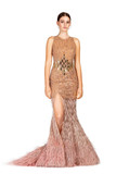 Gold Sleeveless Gown