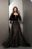 Bolero Embellished A-Line Gown